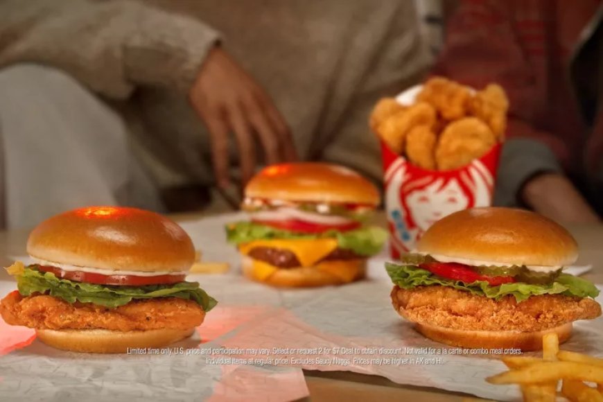 Wendy’s Unveils 2 for $7 Deal Featuring Spicy Chicken Sandwich, 10-Piece Nuggets, and More